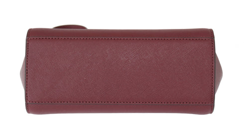 Michael Kors Bordeaux SELMA Leather Shoulder Bag